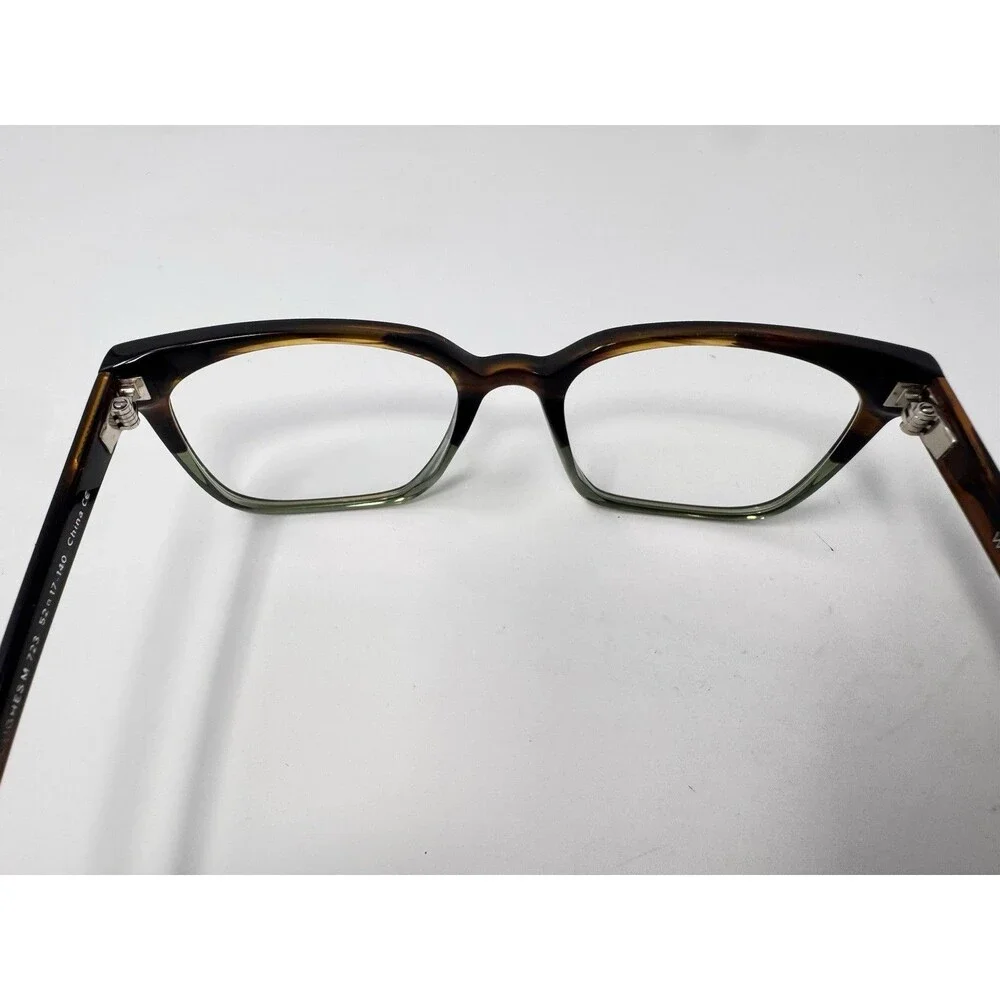 Warby Parker Hughes M 723 Eyeglass Frames Only 52-17-140 Brown Green
